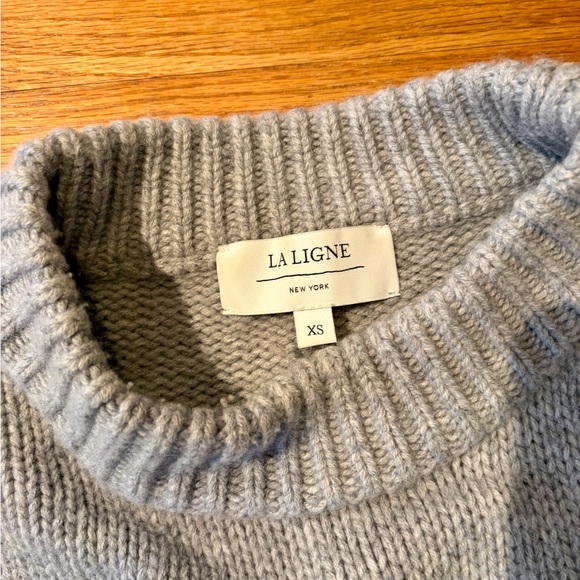 La Ligne Marin Gray Women's Crew Neck Sweater sz XS - Picture 5 of 5